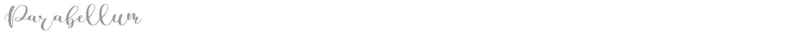 Parabellum font preview