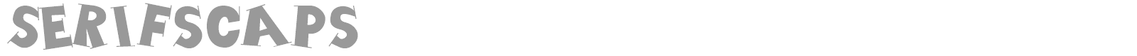 Serifs Caps font preview