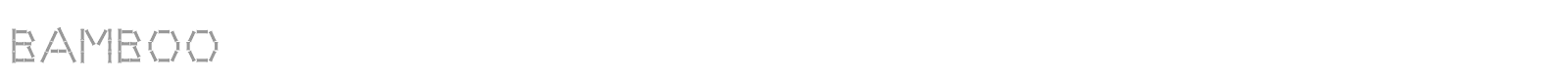 Bamboo font preview