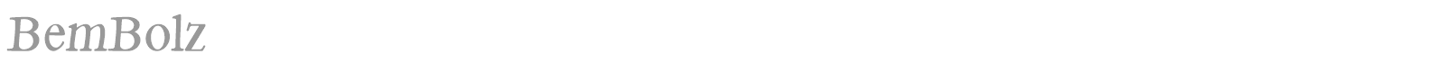 Bem Bolz font preview