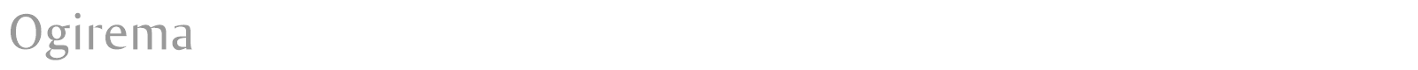 Ogirema font preview