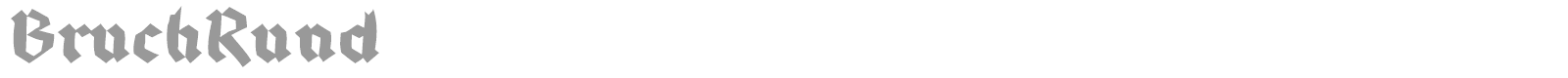 Bruch Rund font preview