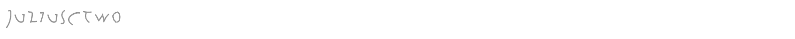 Julius C Two font preview