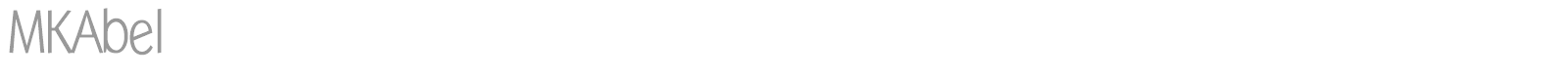 MK Abel font preview