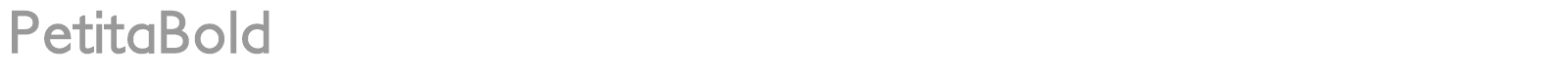 Petita font preview