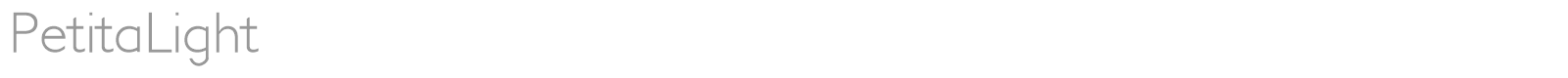 Petita font preview