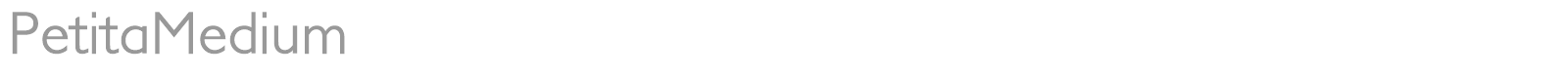Petita font preview
