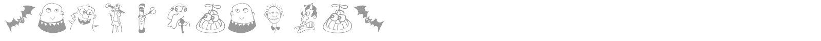 Strange Types font preview