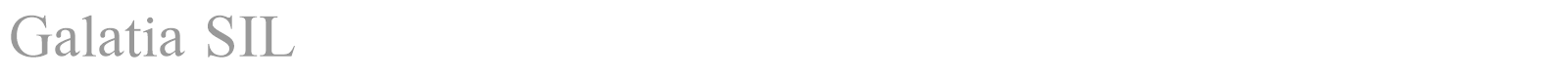 Galatia SIL font preview