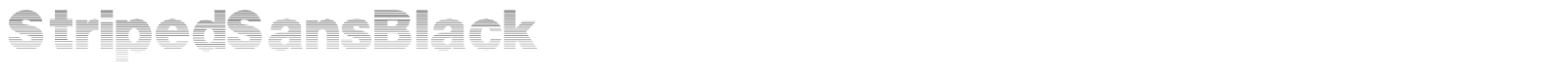 Striped Sans Black font preview