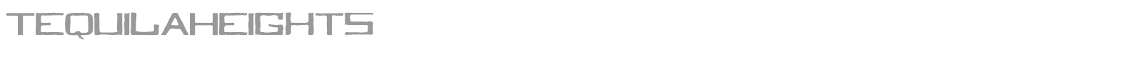 Tequila Heights Sobria Borracha font preview