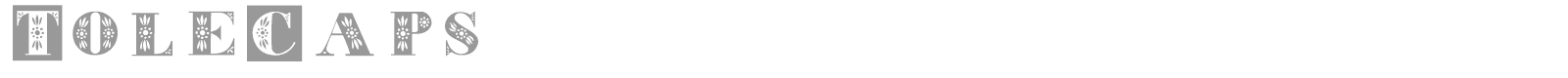 Tole Caps font preview
