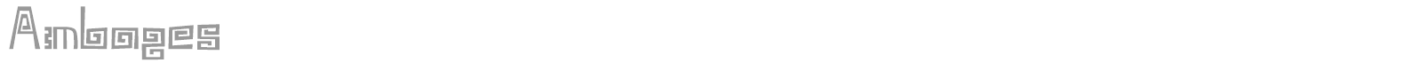 Ambages font preview