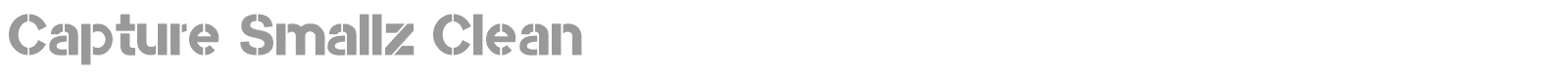 Capture Smallz font preview