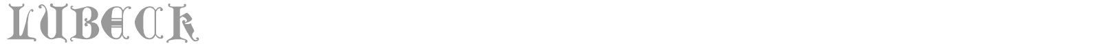 Lubeck font preview