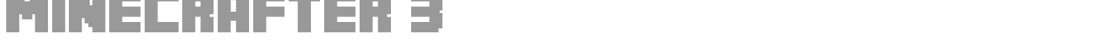 MineCrafter font preview