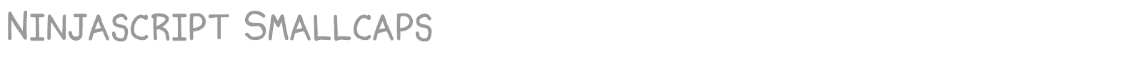 Ninjascript font preview
