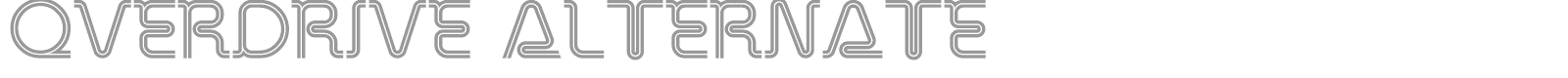 Overdrive Inline font preview