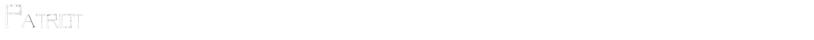 Patriot font preview