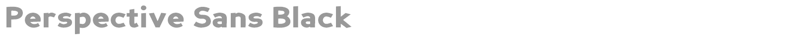 Perspective Sans font preview