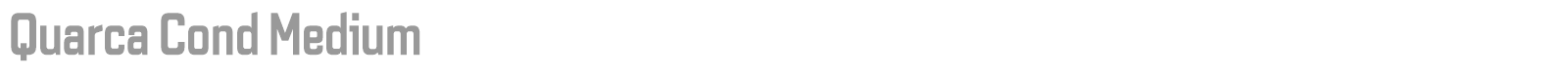 Quarca font preview