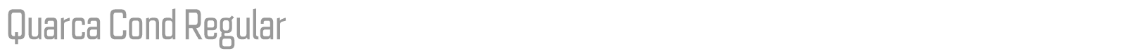 Quarca font preview
