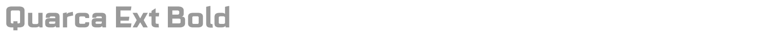 Quarca font preview