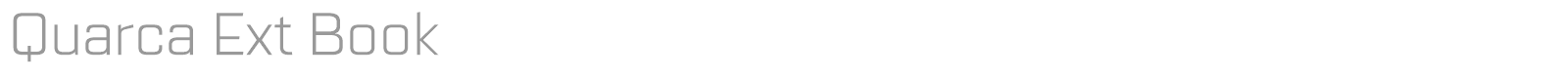 Quarca font preview