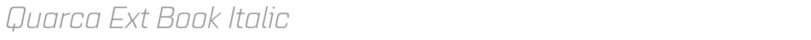 Quarca font preview