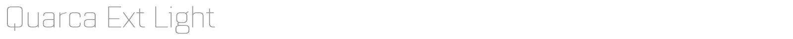 Quarca font preview