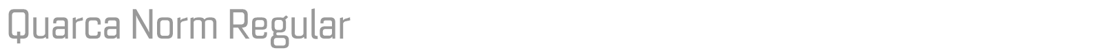 Quarca font preview