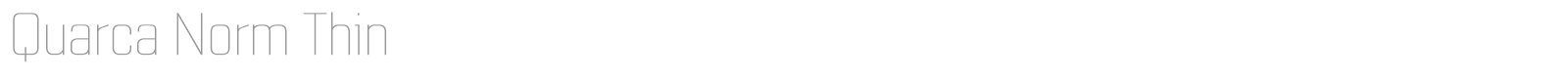 Quarca font preview