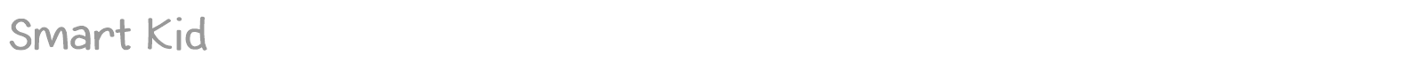 Smart Kid font preview