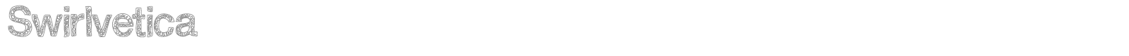 Swirlvetica font preview