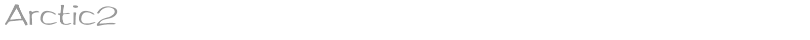 Arctic font preview