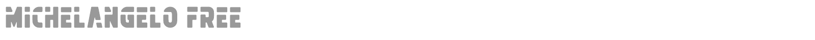 Michelangelo font preview