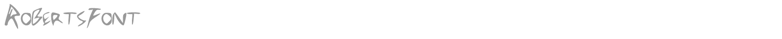 Roberts Font font preview