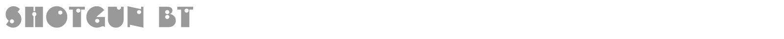 Shotgun BT font preview