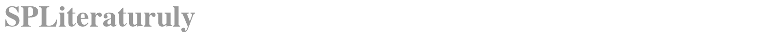SPLiteraturuly font preview