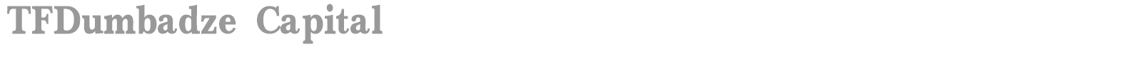 TFDumbadze Capital font preview