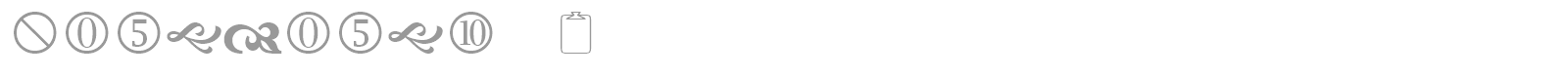 Wingdings 2 font preview