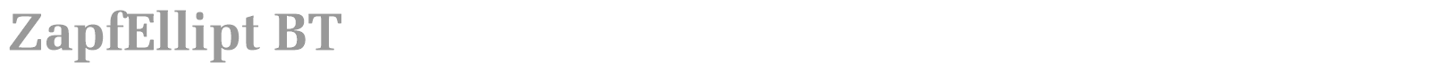 ZapfEllipt BT font preview