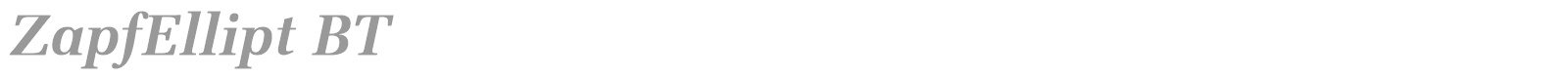 ZapfEllipt BT font preview