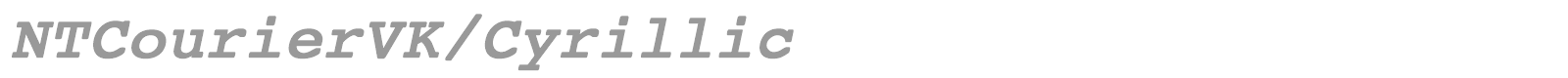 NTCourierVK/Cyrillic font preview