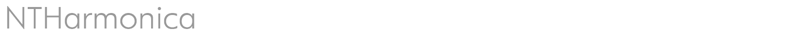 NTHarmonica font preview