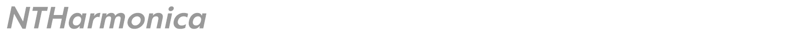 NTHarmonica font preview