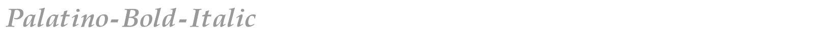 Palatino-Bold-Italic font preview