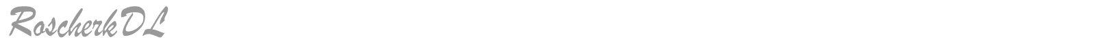 RoscherkDL font preview