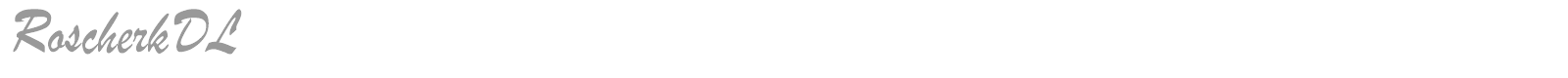 RoscherkDL font preview