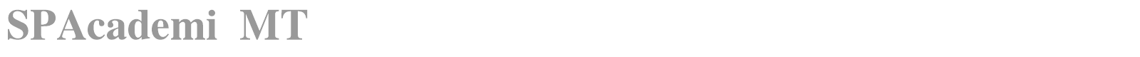 SPAcademi MT font preview